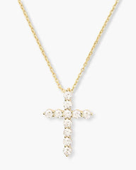 Melinda Maria Oh SHE Fancy Small Cross Pendant