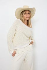 LA Made Carol Off The Shoulder Pullover