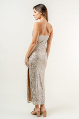 Fore Sequin Strap Dress