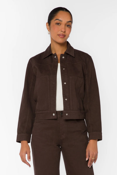 Velvet Heart Delphia Walnut Denim Jaket