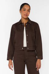 Velvet Heart Delphia Walnut Denim Jaket