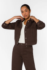 Velvet Heart Delphia Walnut Denim Jaket