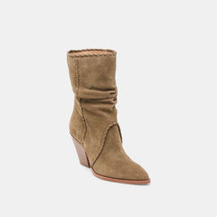 Dolce Vita Julith Olive Suede Boots