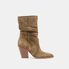 Dolce Vita Julith Olive Suede Boots