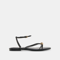 Dolce Vita Kenley Black Leather Sandals