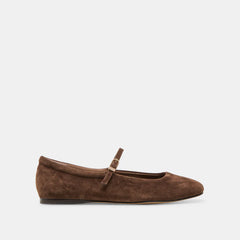 Dolce Vita Reyes Brown Suede Ballet Flat