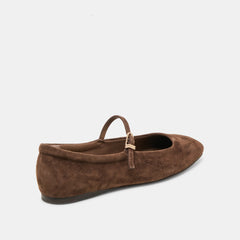 Dolce Vita Reyes Brown Suede Ballet Flat