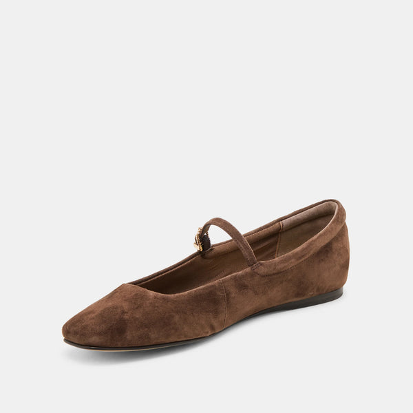 Dolce Vita Reyes Brown Suede Ballet Flat