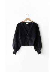 Greylin Lina Fuzzy Knit Cardigan