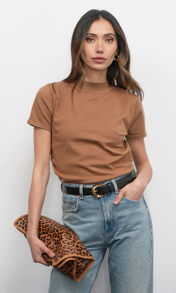 Greylin Daecy Ruched Side Knit Top