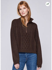 Gentle Fawn Georgie Quarter Zip Pullover Sweater