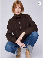 Gentle Fawn Georgie Quarter Zip Pullover Sweater