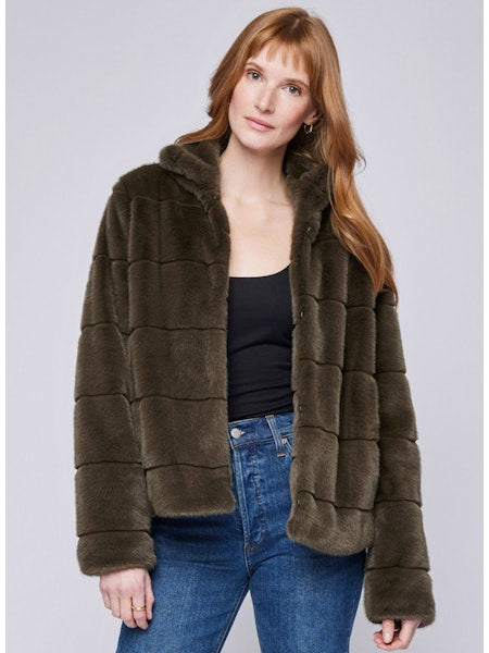 Gentle Fawn Ellington Faux Fur Jacket