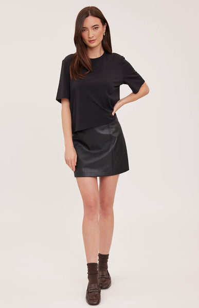 Gentle Fawn Chrissy Vegan Leather Mini Skirt