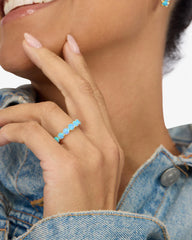 Melinda Maria Grand Heiress Blue Opal Ring