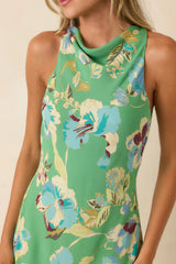 MinkPink Floral Cyprus Bias Mini Dress