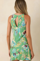 MinkPink Floral Cyprus Bias Mini Dress