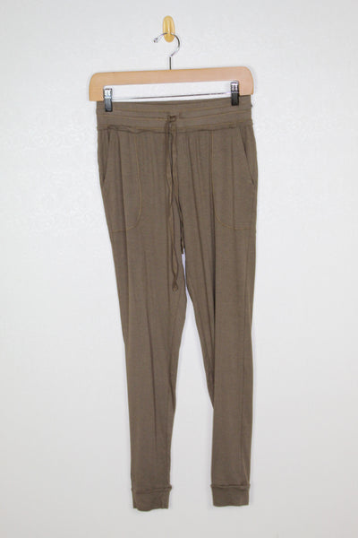 Bobi Tappered Raw Edge Pant