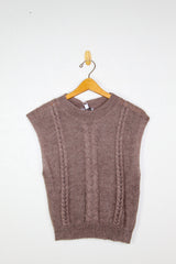 Lucy Paris Quentin Cable Knit Top