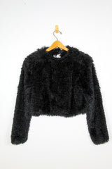 Adelyn Rae Thalia Faux Fur Cropped Coat