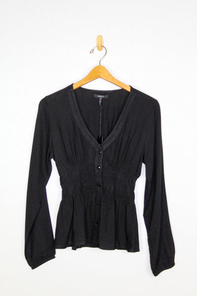 Bobi Smocked Waist Blouse