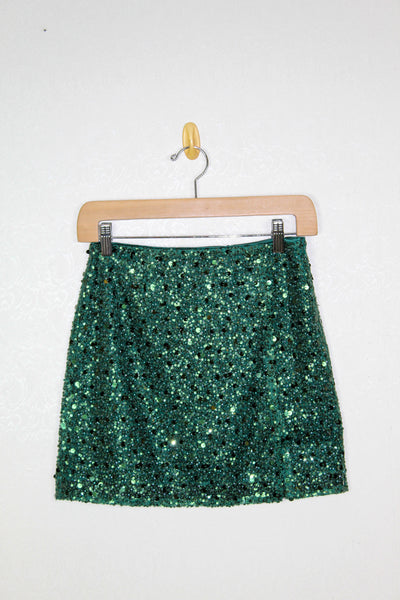 Greylin Beenie Beaded  Mini Skirt