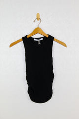 Project Social T Love Like This Side Ruched Sweater Rib Tank