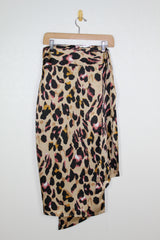 Never Fully Dressed Brown Leopard Jaspre Skirt
