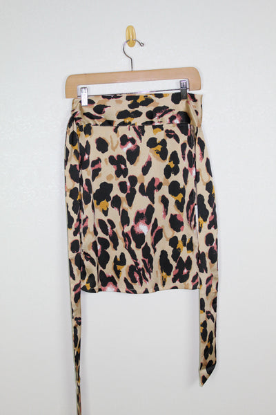 Never Fully Dressed Leopard Mini Jaspre Skirt
