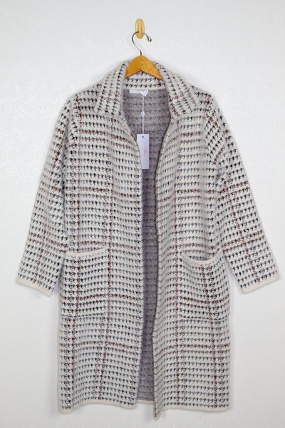 Sage The Label Marceau Houndstooth Coat