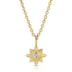 Elizabeth Stone Supernova Star Necklace