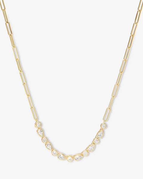 Melinda Maria Isla Samantha Tennis Necklace