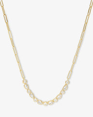 Melinda Maria Isla Samantha Tennis Necklace