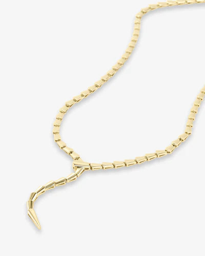 Melinda Maria Mama Serpent Lariat Necklace