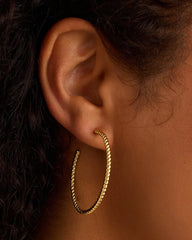 Gorjana Crew Large Hoops