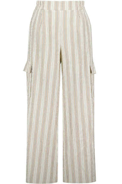 Bishop + Young Coastal Stripe Cargo Pant