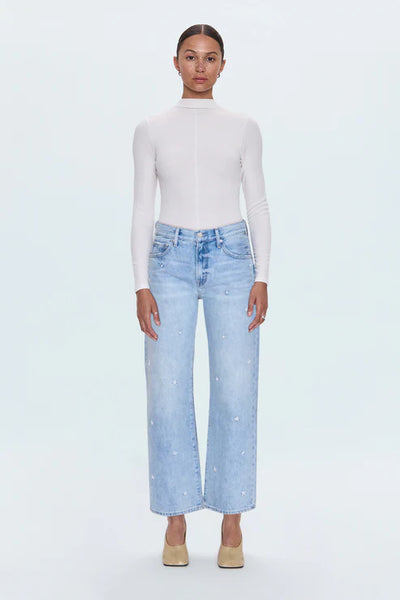 Pistola Lexi Mid Rise Bowed Straight