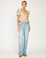 Line & Dot Whitney Top