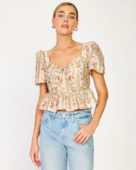 Line & Dot Whitney Top