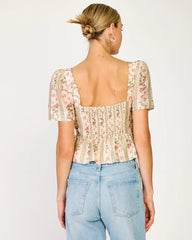 Line & Dot Whitney Top