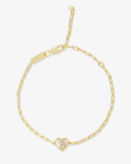 Melinda Maria Love Letters Heart Bracelet  "L"