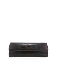 Billini Maddison Clutch Chocolate Croc