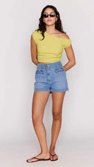 MinkPink Phoebe Demin Shorts