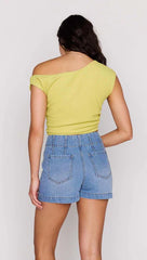 MinkPink Phoebe Demin Shorts