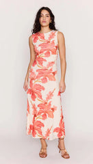 MinkPink Isla Mesh Midi Dress