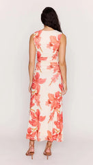 MinkPink Isla Mesh Midi Dress