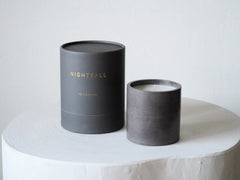 Makana Nightfall Concrete Candle