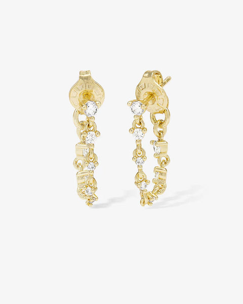 Melinda Maria Not Your Basic Soft Hoop Earrings