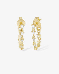 Melinda Maria Not Your Basic Soft Hoop Earrings