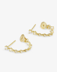 Melinda Maria Not Your Basic Soft Hoop Earrings